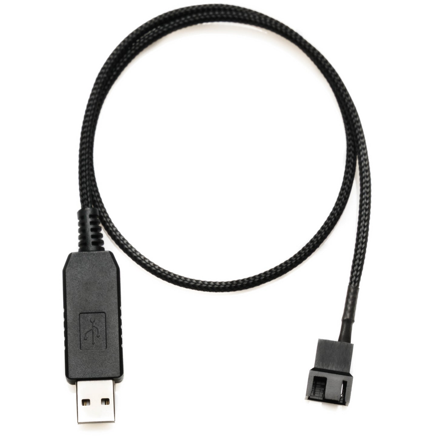 USB 12V to 4-Pin Fan Power Adapter Cable - 24"