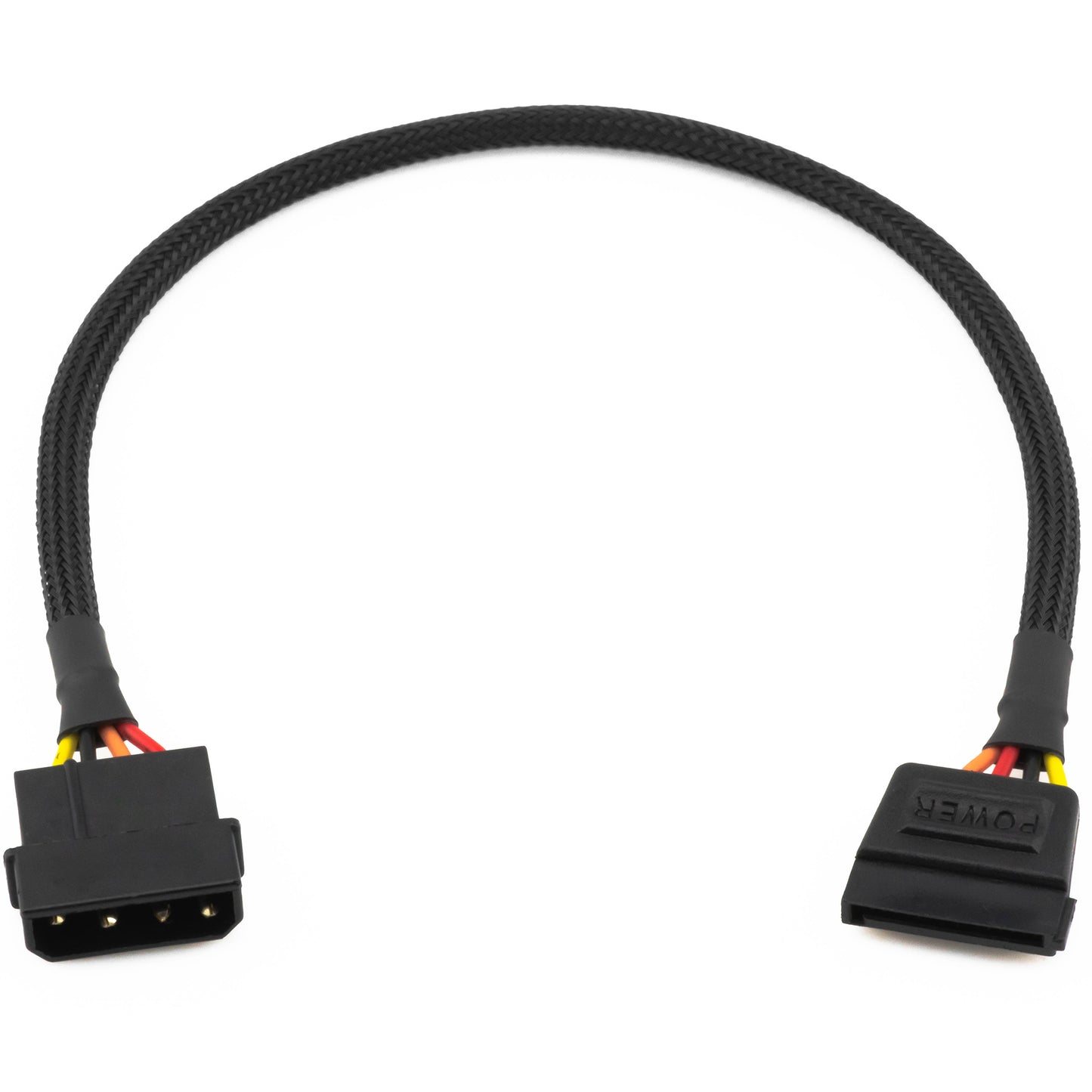 4-Pin Molex to 15-Pin SATA Power Adapter Cable