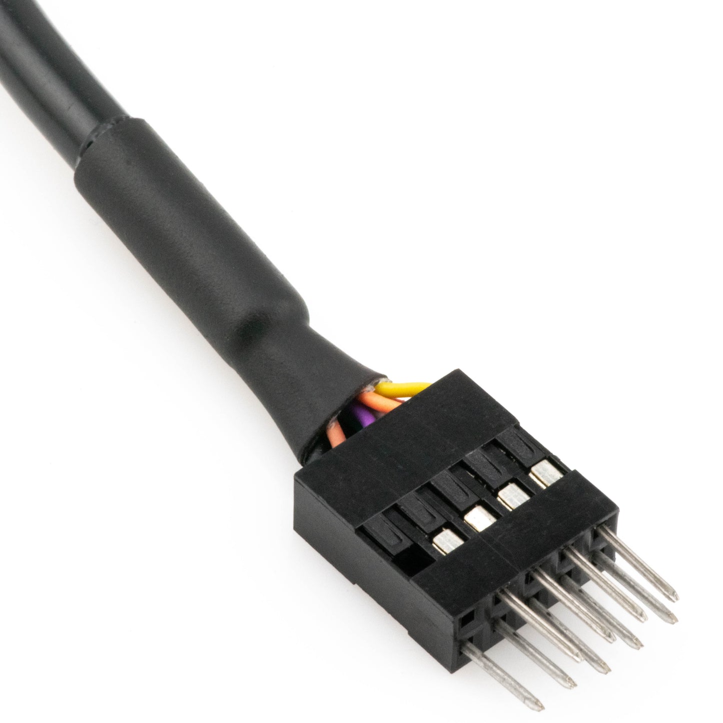 9-Pin USB 2.0 Motherboard Header to USB Type A Adapter Cable