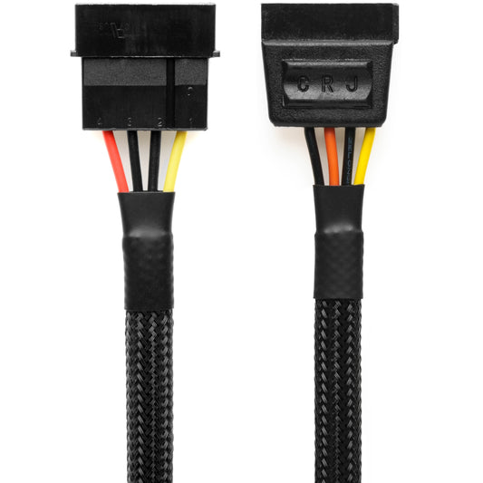 4-Pin Molex to 15-Pin SATA Power Adapter Cable