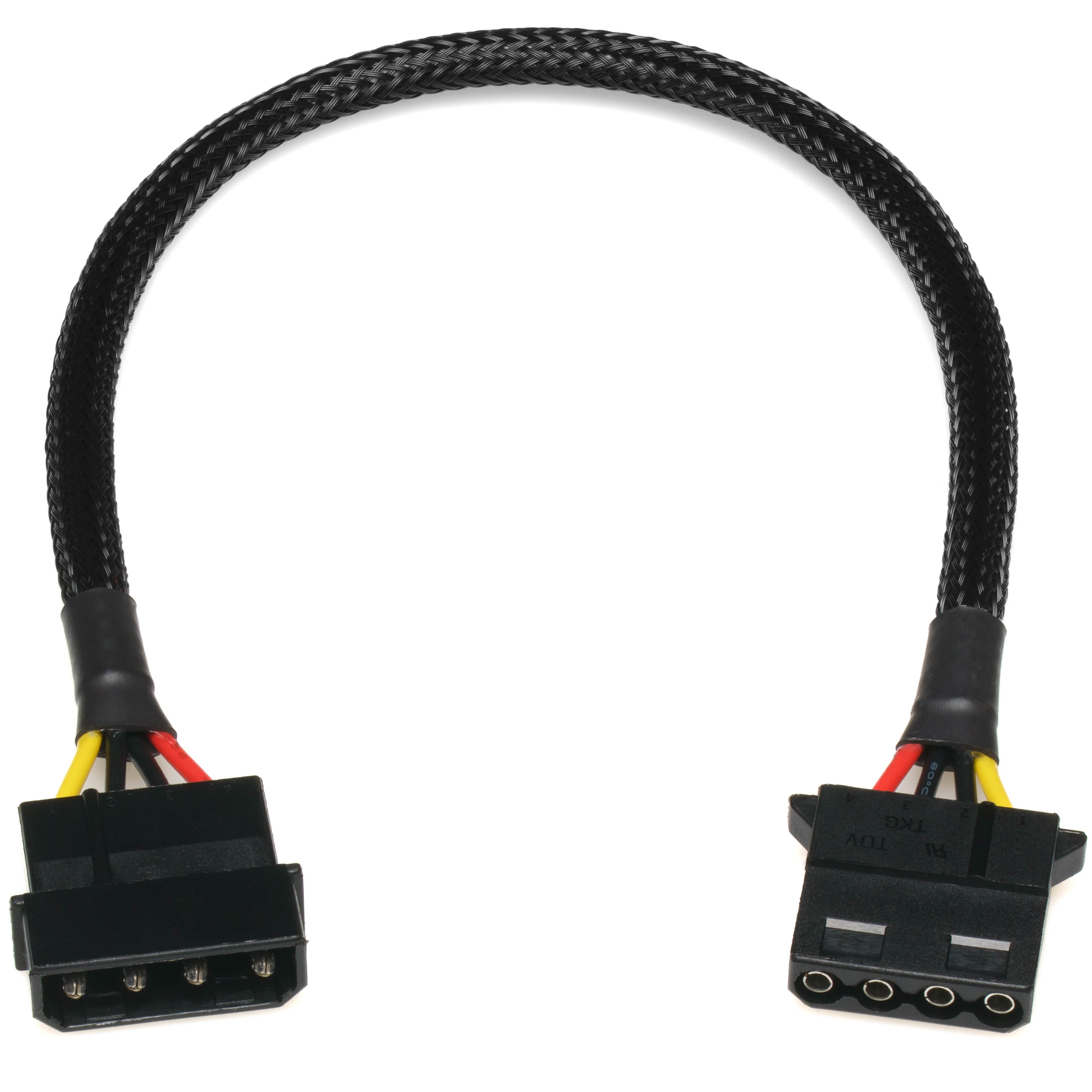 4-Pin Peripheral Molex Extension Cable