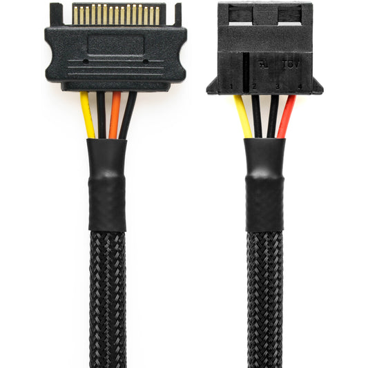 15-Pin SATA to 4-Pin Molex Power Adapter Cable