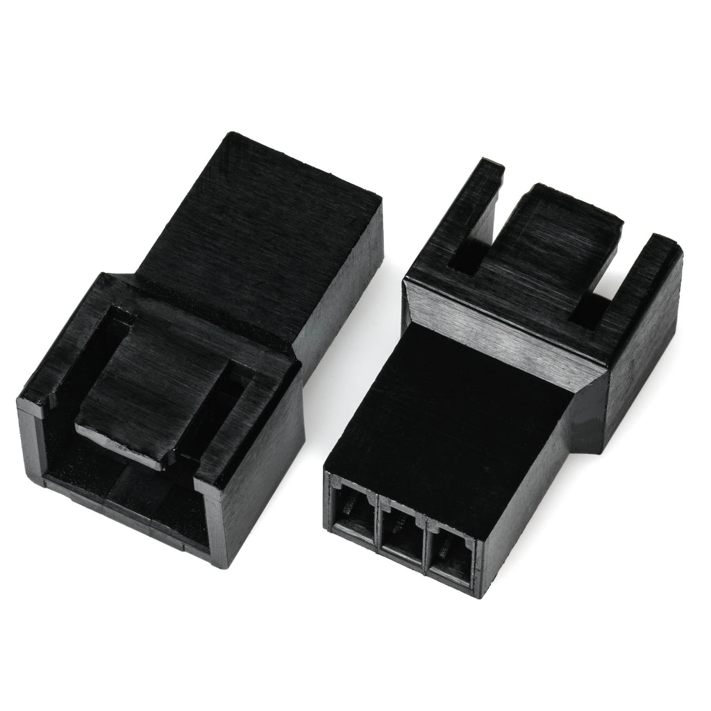 Male 3-Pin Fan Connector Kit - 10 Pack