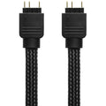 3-Pin 5V ARGB 3P4F Sleeved Extension Cable