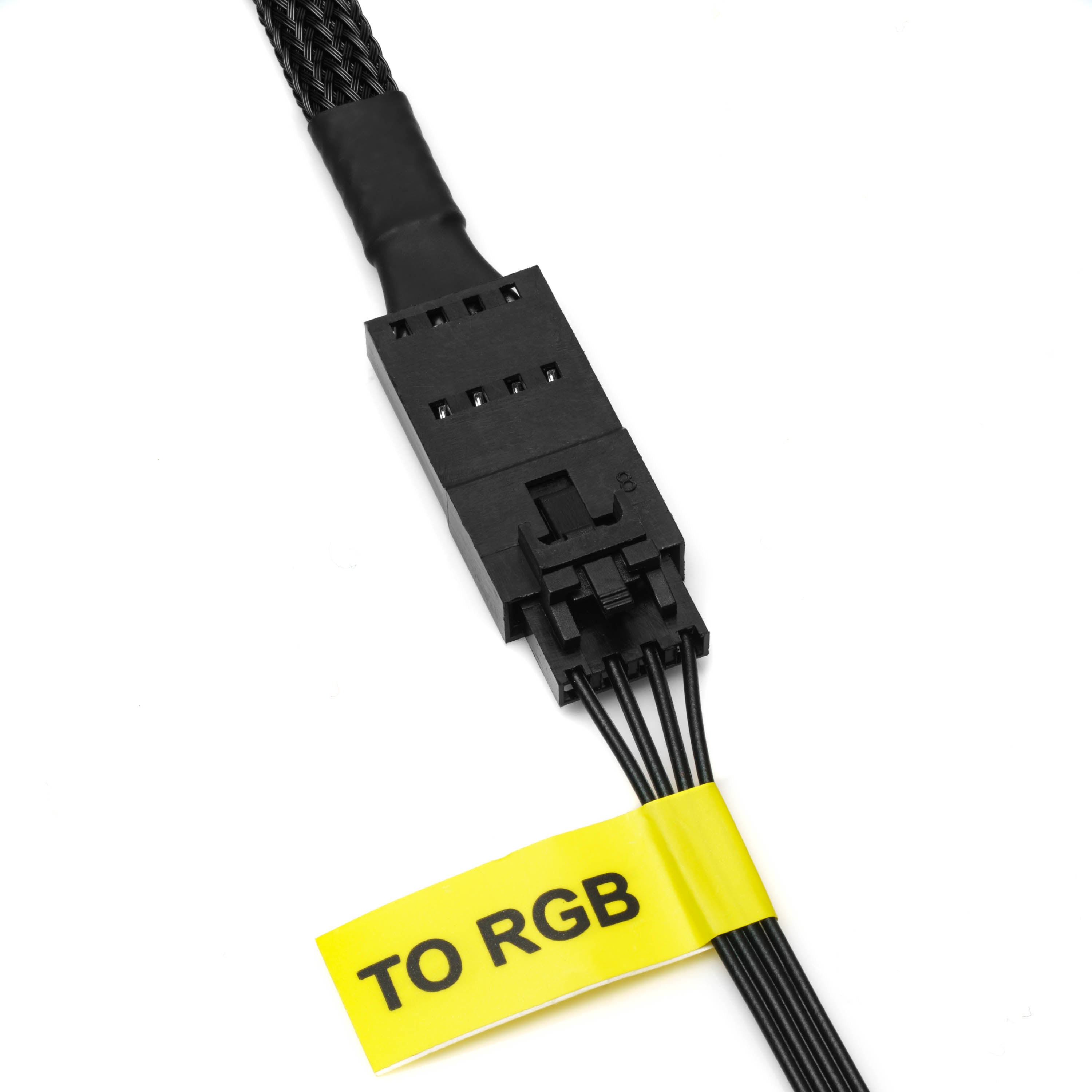 3-Pin 5V ARGB to Male 4-Pin Corsair RGB Adapter Cable - 12