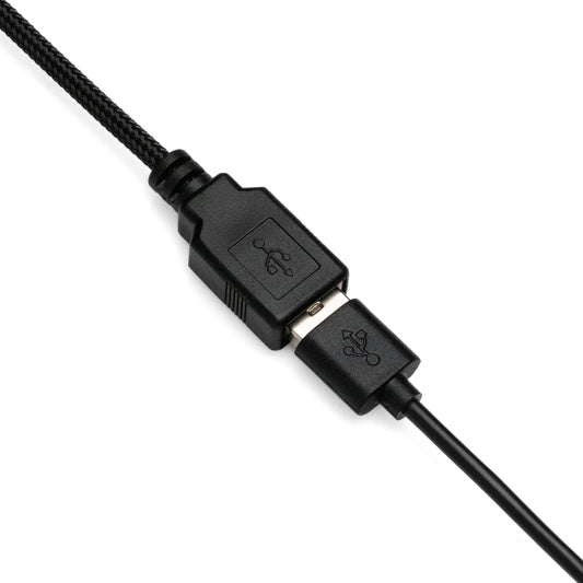 4-Pin Molex to Female USB 5V Power Adapter Cable - 12"