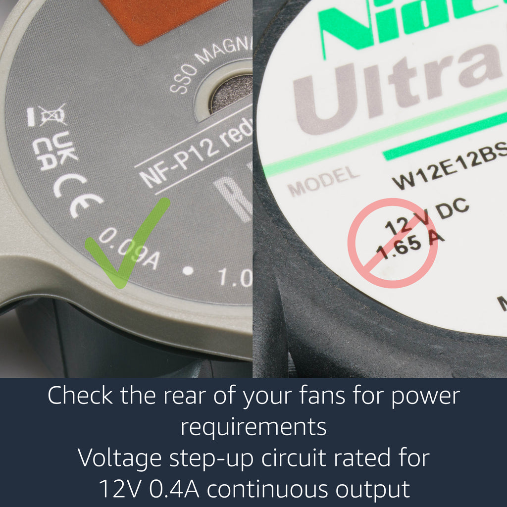 USB 12V to 4-Pin Fan Power Adapter Cable