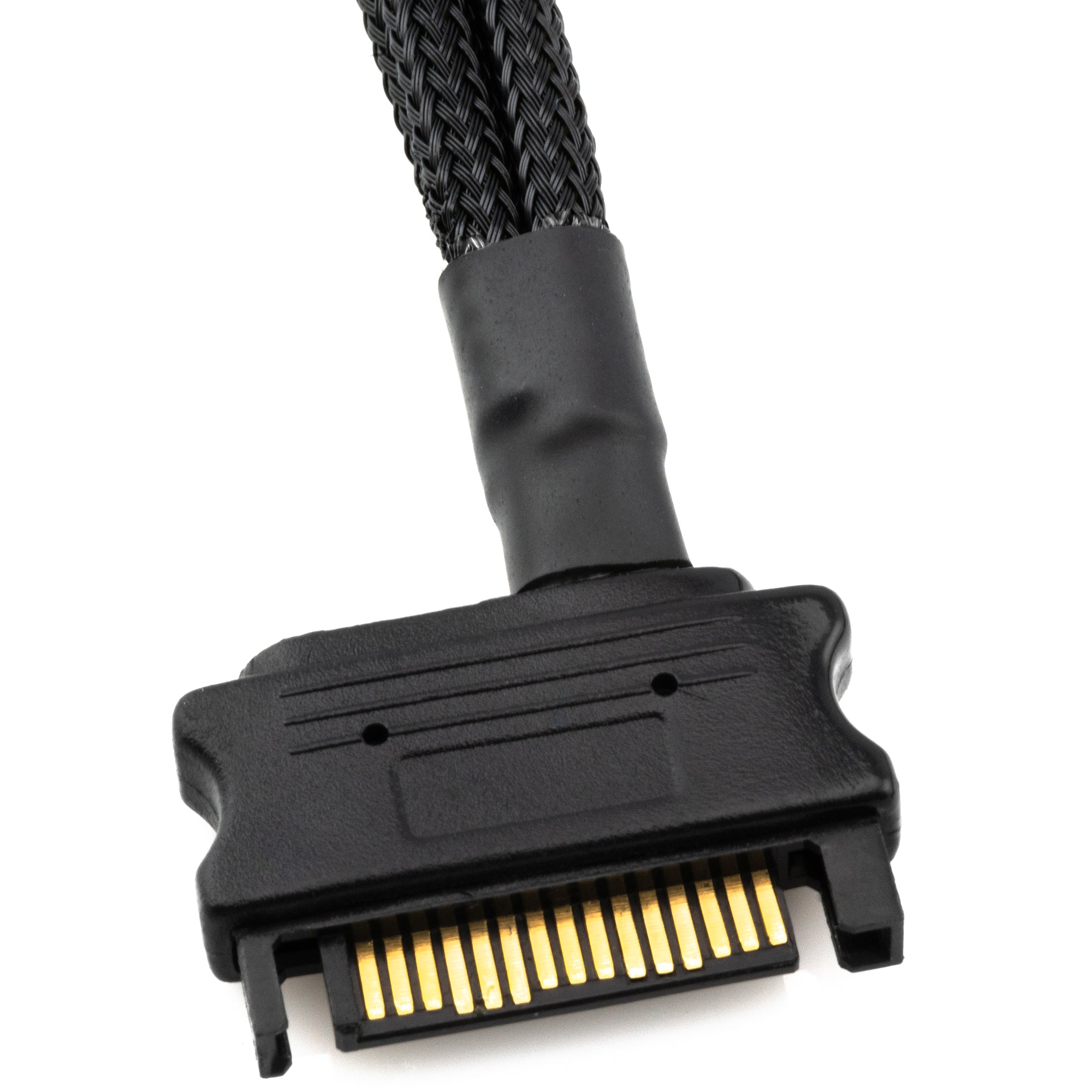 15-Pin SATA to 3 × 4-Pin Fan 12V Power Adapter Cable