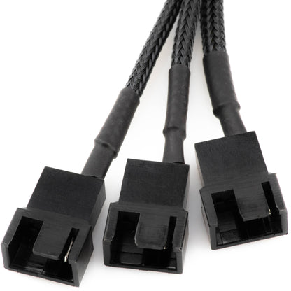 15-Pin SATA to Three 4-Pin Fan 12V Power Adapter Cable