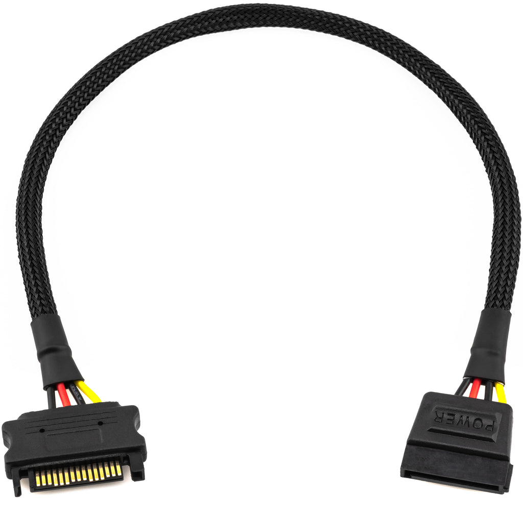 15-Pin SATA Power Extension Cable