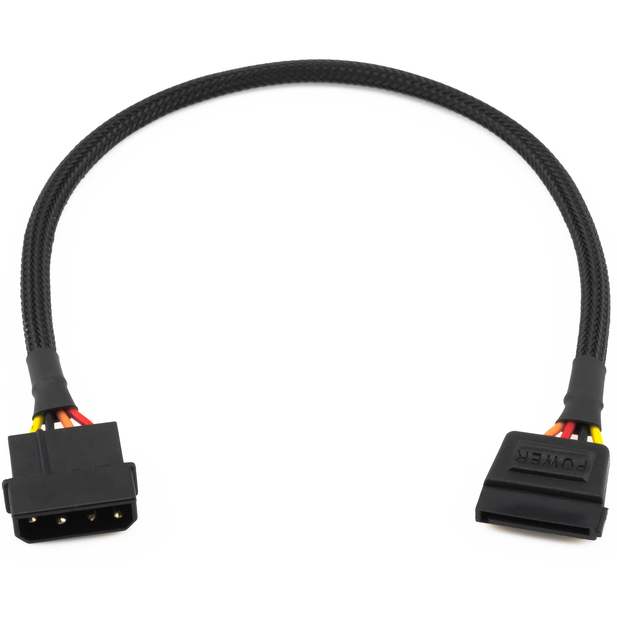 4-Pin Molex to 15-Pin SATA Power Adapter Cable
