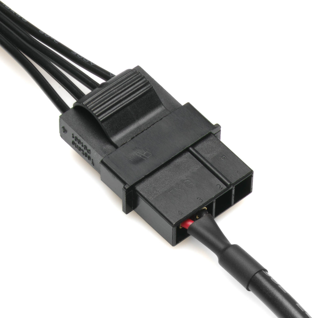 4-Pin Peripheral Molex to 5V DC Plug Power Adapter Cable
