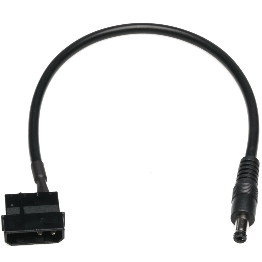 4-Pin Peripheral Molex to 5V DC Plug Power Adapter Cable