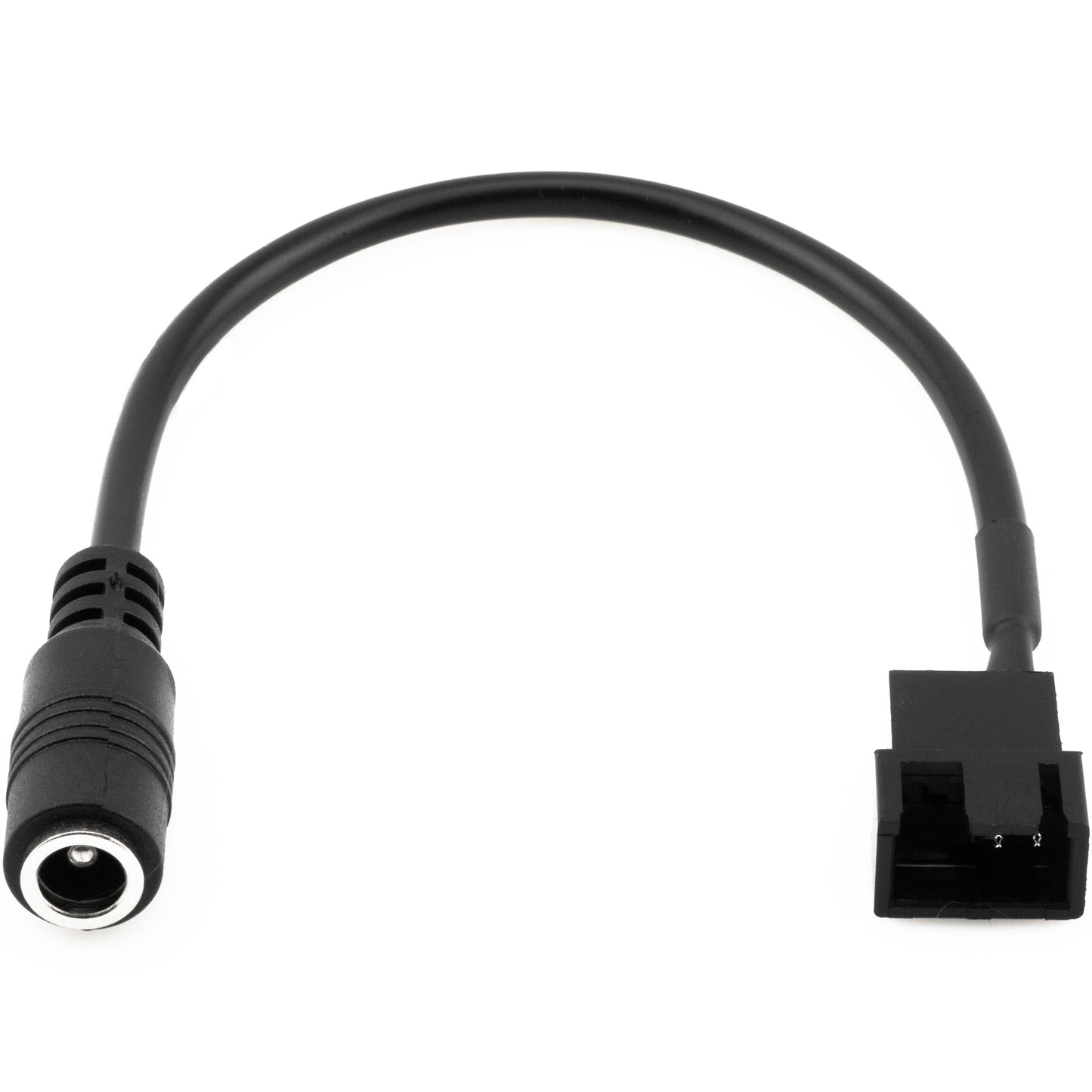 Female DC5521 Plug to 4-Pin PC Fan Power Adapter Cable