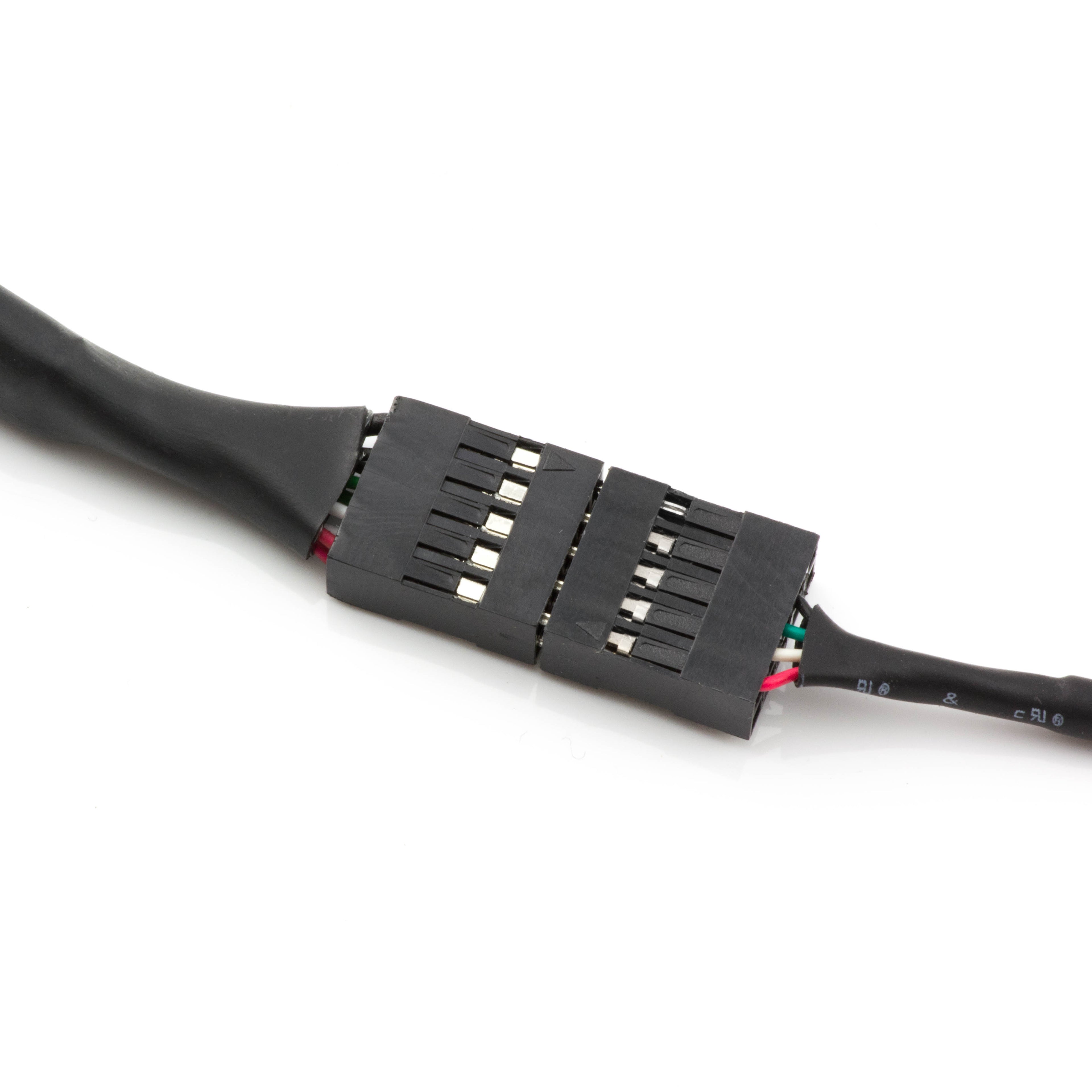 9-Pin USB 2.0 Motherboard Header to USB Type A Adapter Cable