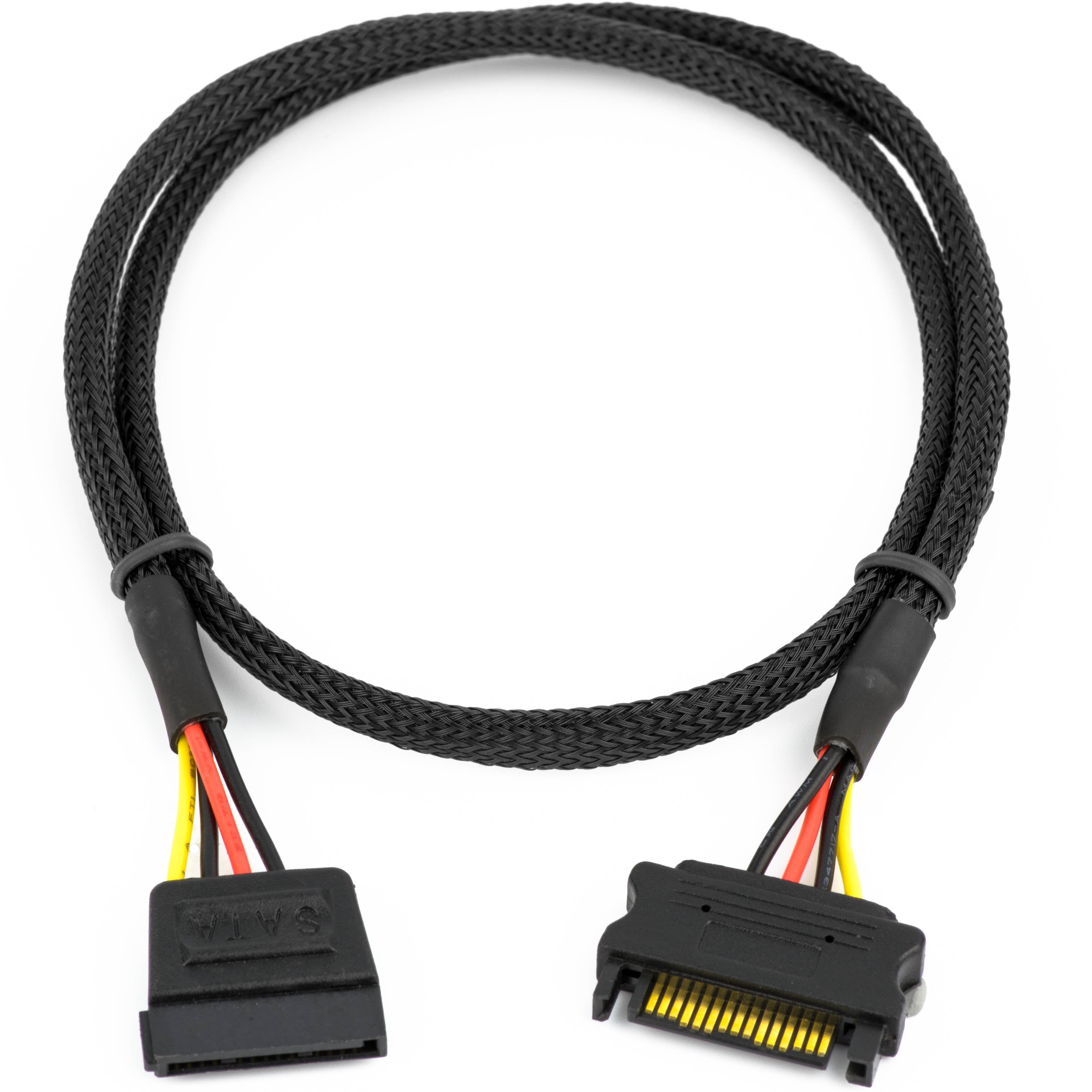 15-Pin SATA Power Extension Cable
