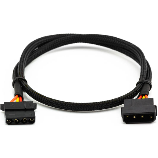 4-Pin Peripheral Molex 24" Extension Cable